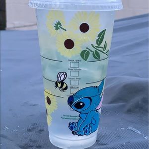 Sunflower Stitch Starbucks Venti Cold Cup